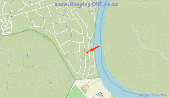Map Marloth Park Self Catering Buffel st 4347 in Marloth Park  Kruger National Park (MP)  Mpumalanga  South Africa
