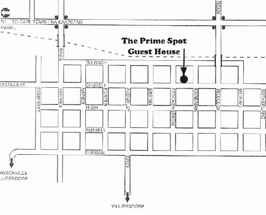 Map The Prime Spot in Worcester  Breede River Valley  Western Cape  South Africa