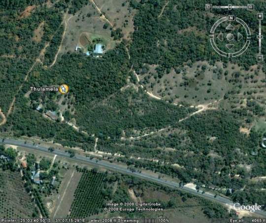 Map Thulamela in Hazyview  The Panorama  Mpumalanga  Suid-Afrika