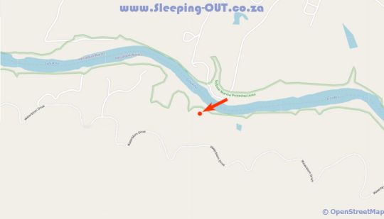 Map Stonehaven River Lodge in Stilbaai  Garden Route  Western Cape  South Africa