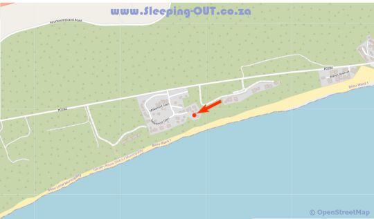 Map Seagull View Sand in Plettenberg Bay Garden Route Western Cape South Africa