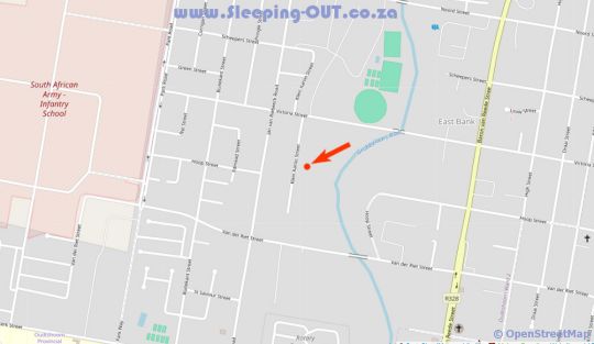 Map Hartland Country House in Oudtshoorn  Klein Karoo  Western Cape  Suid-Afrika