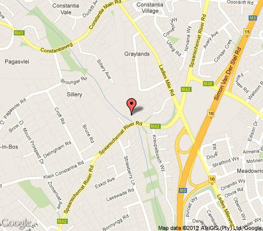 Map The Last Word Constantia in Constantia (CPT)  Southern Suburbs (CPT)  Kaapstad  Western Cape  Zuid-Afrika