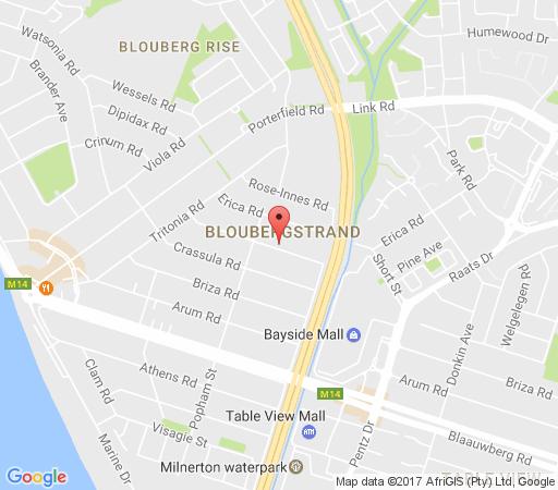 Map 3 Palms Luxury Cottage in Bloubergstrand  Blaauwberg  Kaapstad  Western Cape  Suid-Afrika