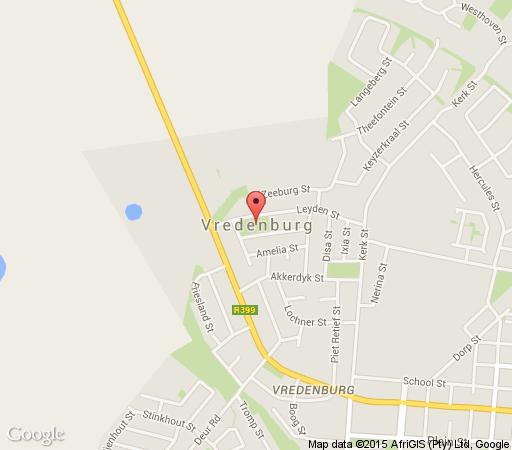 Map Klokkiebosch Guesthouse in Jacobsbaai  West Coast (WC)  Western Cape  Südafrika