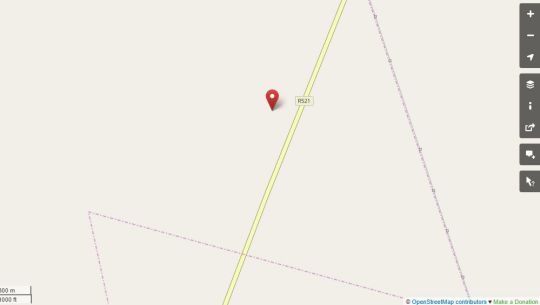 Map Chinaka Lodge in Alldays  Soutpansberg  Limpopo  Afrique du Sud
