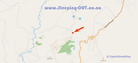 Map Kuhestan Farm Cottages in Magoebaskloof  Valley of the Olifants  Limpopo  Afrique du Sud