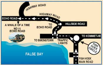 Map A Whale of a Time in Fish Hoek  False Bay  Le Cap  Western Cape  Afrique du Sud