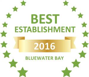 Sleeping-OUT's Guest Satisfaction Award. Based on reviews of establishments in Bluewater Bay, Tamapa Lodge  has been voted Best Establishment in Bluewater Bay for 2016