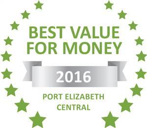 Sleeping-OUT's Guest Satisfaction Award. Based on reviews of establishments in Port Elizabeth Central, Tyday Accommodation  has been voted Best Value for Money in Port Elizabeth Central for 2016