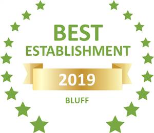 Sleeping-OUT's Guest Satisfaction Award. Based on reviews of establishments in Bluff, All Seasons B&B has been voted Best Establishment in Bluff for 2019