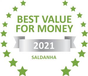 Sleeping-OUT's Guest Satisfaction Award. Based on reviews of establishments in Saldanha, Albatross Nest Luxury Self Catering Accommodation has been voted Best Value for Money in Saldanha for 2021 Sleeping-OUT's Guest Satisfaction Award. Based on reviews of establishments in Saldanha, Albatross Nest Luxury Self Catering Accommodation has been voted Best Value for Money in Saldanha for 2021