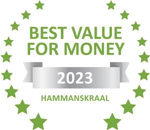 Sleeping-OUT's Guest Satisfaction Award. Based on reviews of establishments in Hammanskraal, Golden Impalas Bush Resort has been voted Best Value for Money in Hammanskraal for 2023