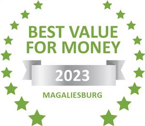 Sleeping-OUT's Guest Satisfaction Award. Based on reviews of establishments in Magaliesburg, Matlapa Lodge has been voted Best Value for Money in Magaliesburg for 2023