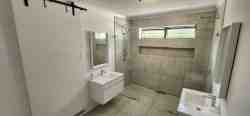Main Bathroom, Double Shower and Separate Toilet