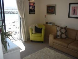 The Seaside Suit elounge can convert to a comfortable 2nd bedroom and has fabulouse fiews or the sea with the waves lapping below the balcony.