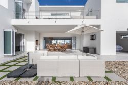 Outside entertainment area