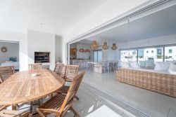 Outside entertainment area