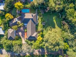 Drone image of property.