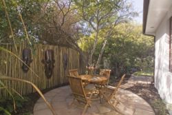 Private Garden at the back