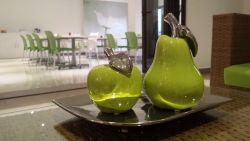 The view from the lounge to the dining area