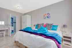 Santina Suite has a light Mediterranean style