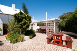 Honeymoon suite outside patio