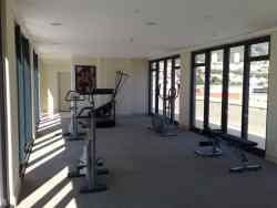 Gym  on 17th floor, facing Table mountain