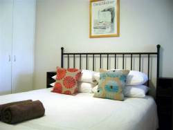 Queen sized bed