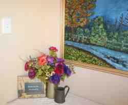 No smoking in building. Garden area, yes.