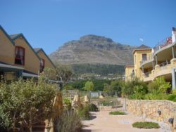 View from path to mountain