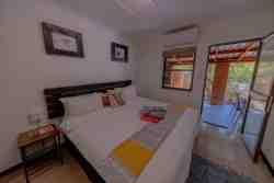 Remington Villa - Bedroom 2 Ensuite.  The room has aircon and a fan, which is a must on a hot summer's day! There is also free wifi.