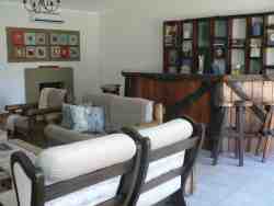 Living area and bar