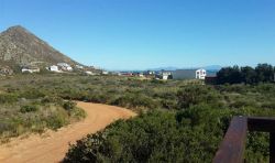 View from Protea Flat balcony towards village.