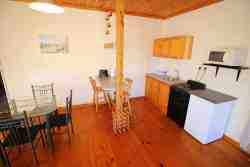 Protea Flat, open plan lounge/dining/kitchen