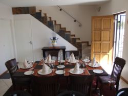 Dining room & staircase upstairs 