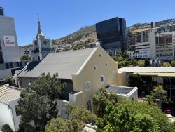View from 5th floor onto Church