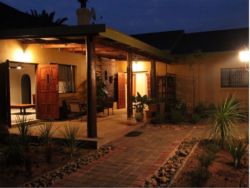 Courtyard at night