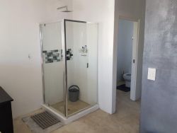 Shower and toilet in the Loft