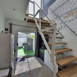 Stairs from the Kitchen to the Loft