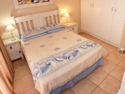 First of 3 bedrooms (double room downstairs).