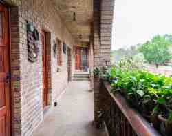 Outside