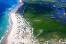 All houses within 60m of the beach