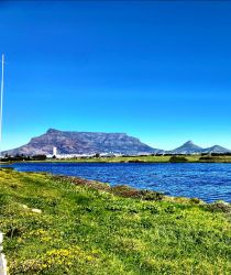 Table Mountain view from the beach