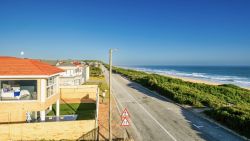 Beachfront location 