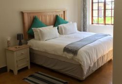 One of the bedrooms in Marula Cottage (has 2 identical ensuite bedrooms)