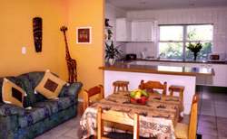 Large, fully equipped communal guest kitchen and sitting room, self-catering