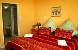 Double rooms have either king-sized, double or twin beds  