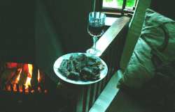 Our Red Studio has its own cosy fireplace. So does our Africa Suite and our Family Suite. 
Biltong, a cosy fire in the privacy of your room and a glass of sherry. Time to regain your balance....