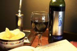 A delicious glass of red? 